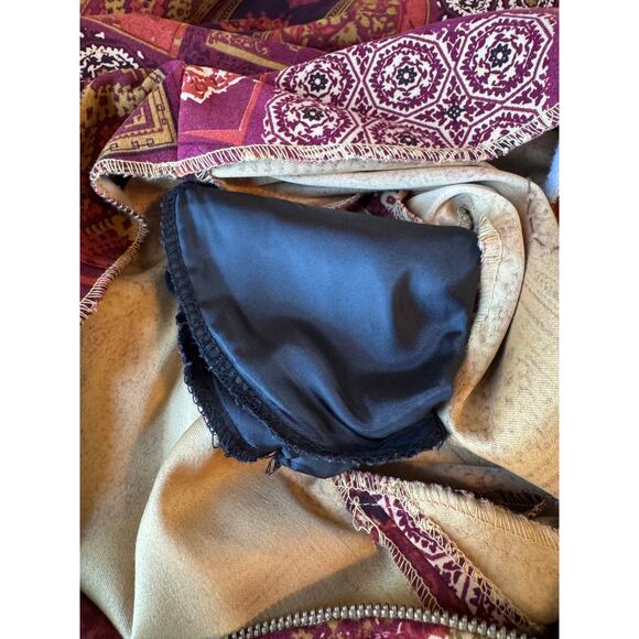 VTG Russell Kemp 90s Boho Tapestry Print Blouse 5X Art-to-Wear Eclectic Tunic - Picture 13 of 13